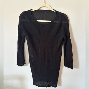 90s rave clubbing net shirt